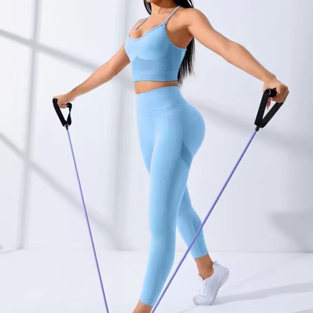 Women's Blue Activewear Set